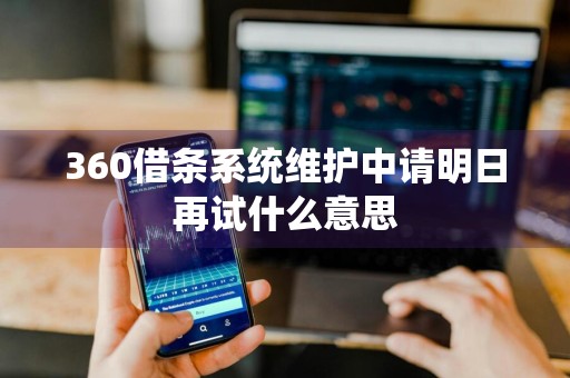 360借条系统维护中请明日再试什么意思