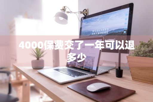 4000保费交了一年可以退多少