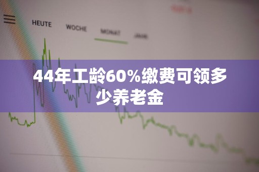 44年工龄60%缴费可领多少养老金