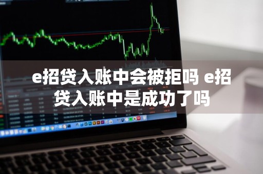 e招贷入账中会被拒吗 e招贷入账中是成功了吗