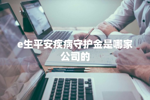 e生平安疾病守护金是哪家公司的