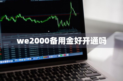 we2000备用金好开通吗