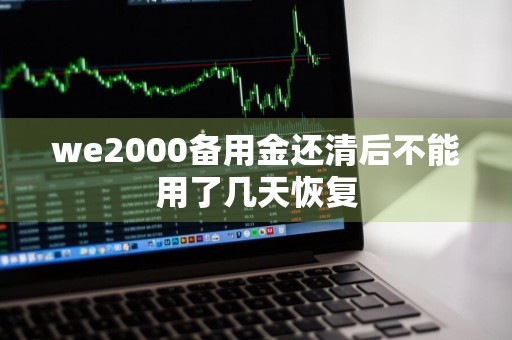 we2000备用金还清后不能用了几天恢复
