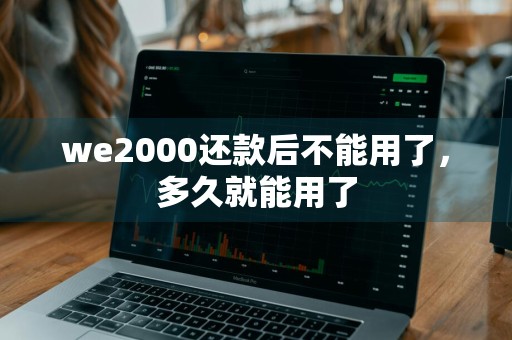 we2000还款后不能用了，多久就能用了