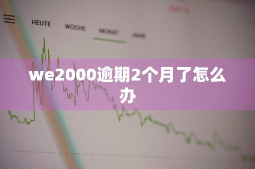 we2000逾期2个月了怎么办